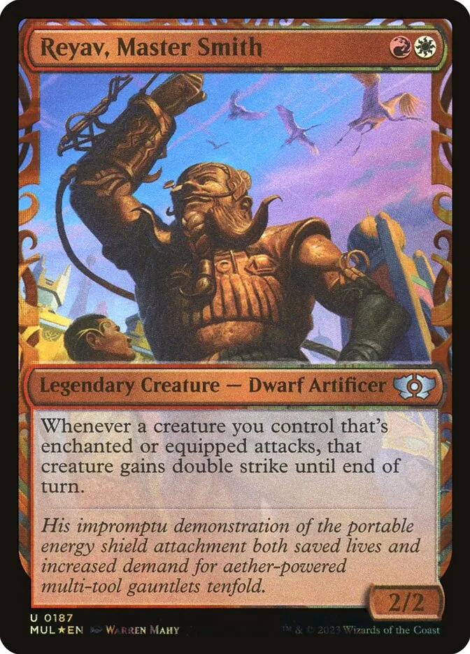 2023 Multiverse Legends Reyav, Master Smith uncommon #187 uncommon card image