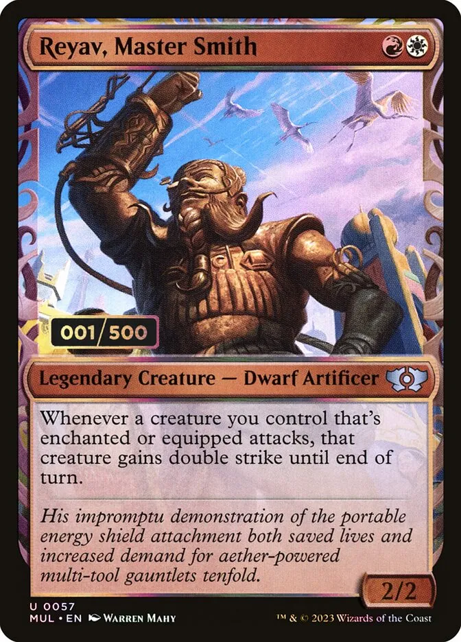 2023 Multiverse Legends Reyav, Master Smith #187z uncommon card image