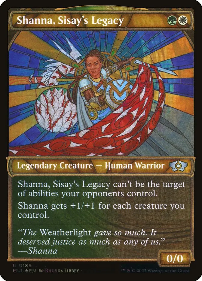 2023 Multiverse Legends Shanna, Sisay's Legacy [Serialized] uncommon #189 uncommon card image