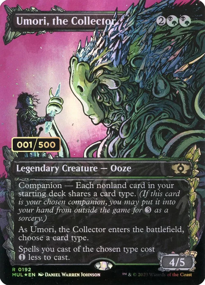 2023 Multiverse Legends Umori, the Collector #192z rare card image