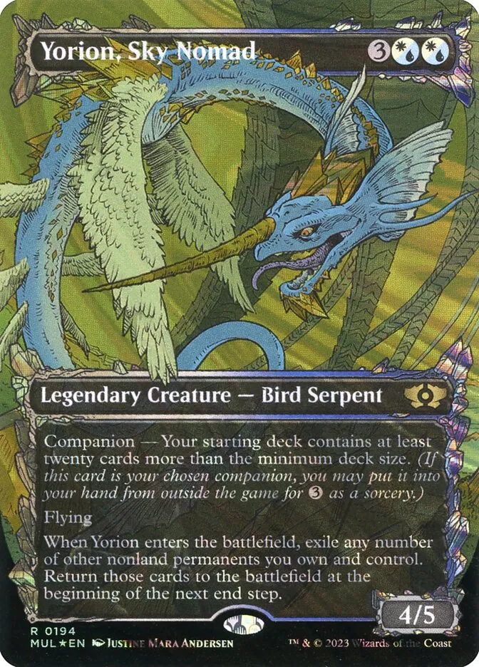 2023 Multiverse Legends Yorion, Sky Nomad [Serialized] rare #194 rare card image