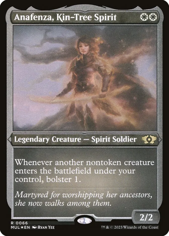 2023 Multiverse Legends Anafenza, Kin-Tree Spirit #66 rare card image