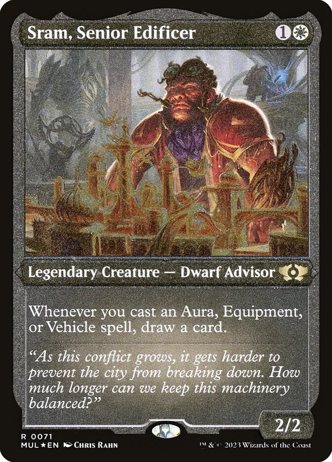 2023 Multiverse Legends Sram, Senior Edificer rare #71 rare card image