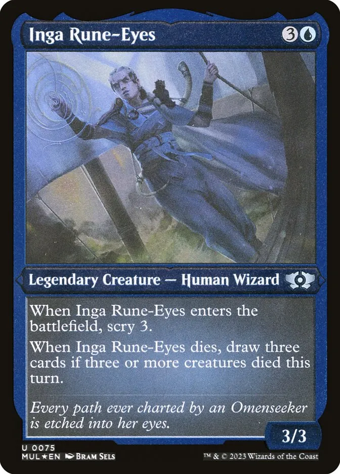2023 Multiverse Legends Inga Rune-Eyes #75 uncommon card image
