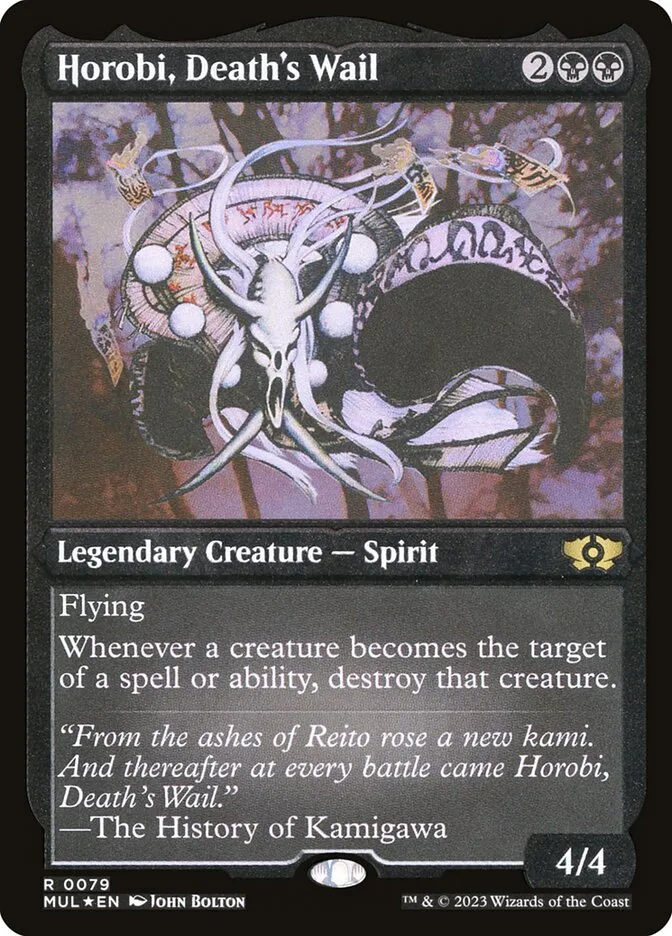 2023 Multiverse Legends Horobi, Death's Wail #79 rare card image