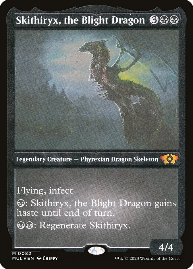 2023 Multiverse Legends Skithiryx, the Blight Dragon #82 mythic card image