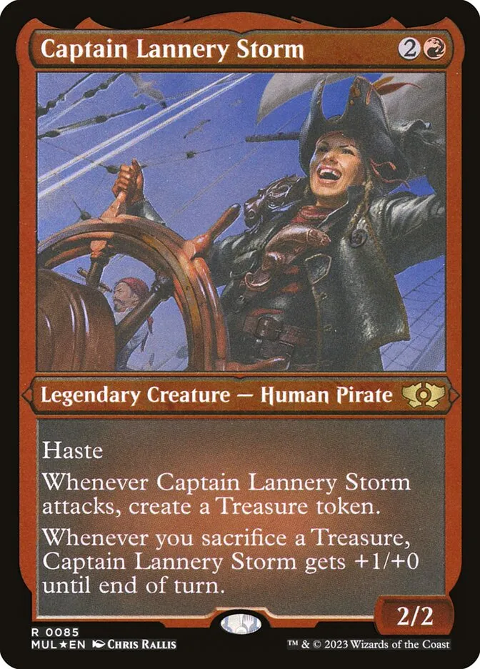 2023 Multiverse Legends Captain Lannery Storm #85 rare card image