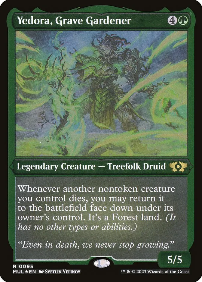 2023 Multiverse Legends Yedora, Grave Gardener #95 rare card image