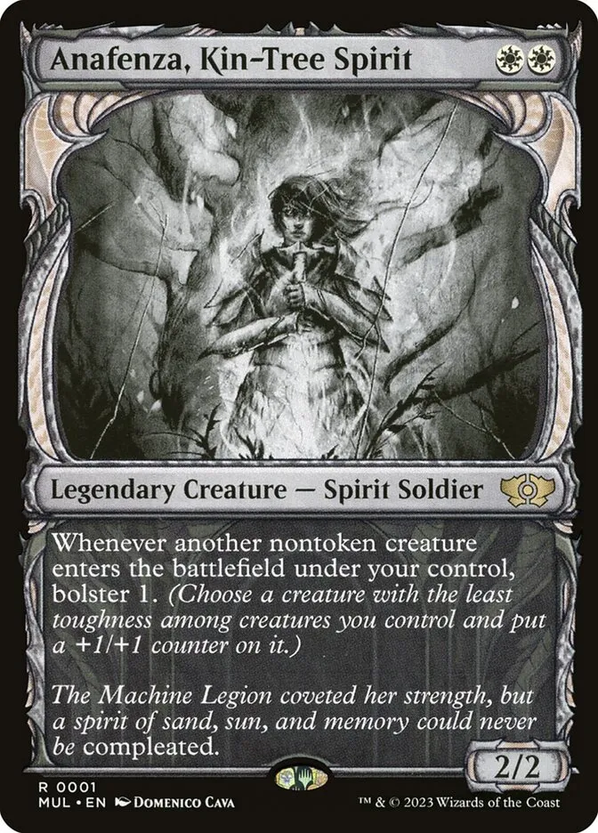 2023 Multiverse Legends Anafenza, Kin-Tree Spirit rare #1 rare card image