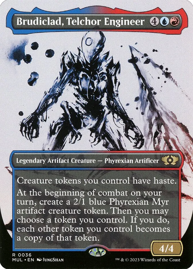 2023 Multiverse Legends Brudiclad, Telchor Engineer [Foil] rare #36 rare card image