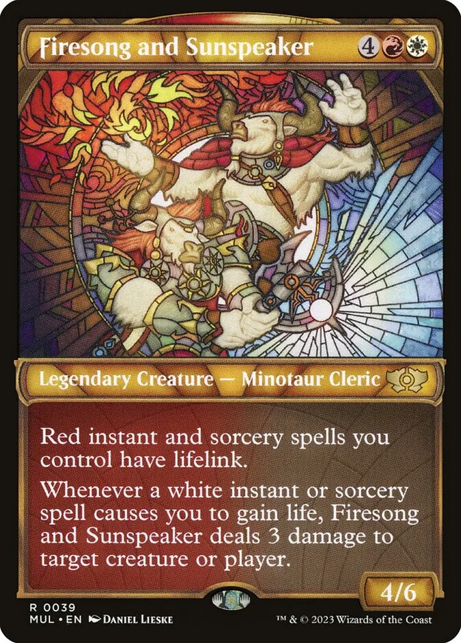 2023 Multiverse Legends Firesong and Sunspeaker [Foil] rare #39 rare card image