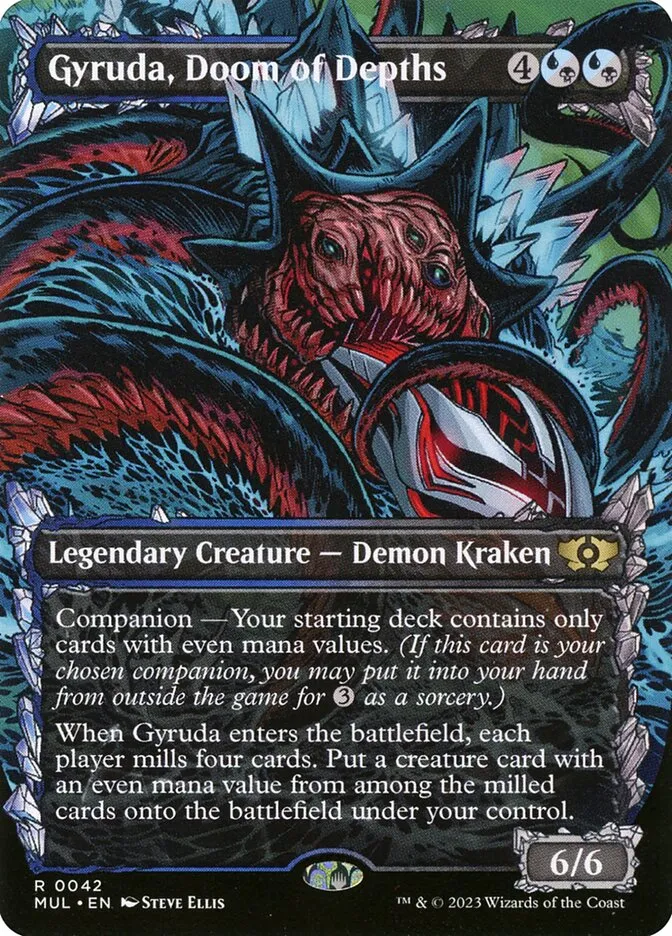 2023 Multiverse Legends Gyruda, Doom of Depths [Serialized] rare #42 rare card image