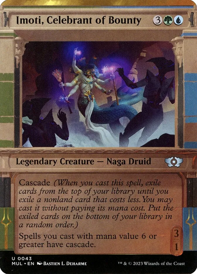 2023 Multiverse Legends Imoti, Celebrant of Bounty [Foil] uncommon #43 uncommon card image