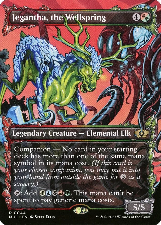 2023 Multiverse Legends Jegantha, the Wellspring [Foil] rare #44 rare card image