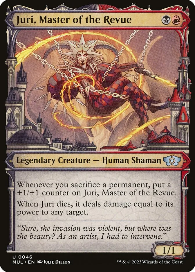 2023 Multiverse Legends Juri, Master of the Revue [Foil] uncommon #46 uncommon card image