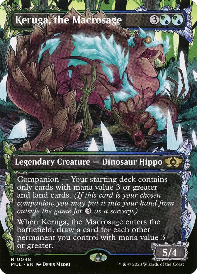 2023 Multiverse Legends Keruga, the Macrosage [Foil] rare #48 rare card image