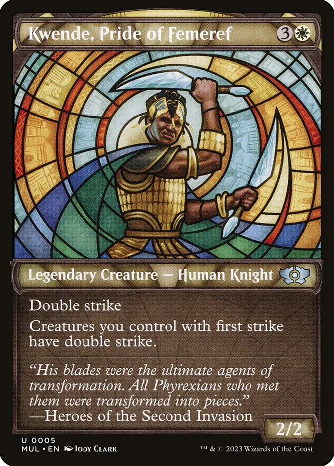 2023 Multiverse Legends Kwende, Pride of Femeref [Foil] uncommon #5 uncommon card image