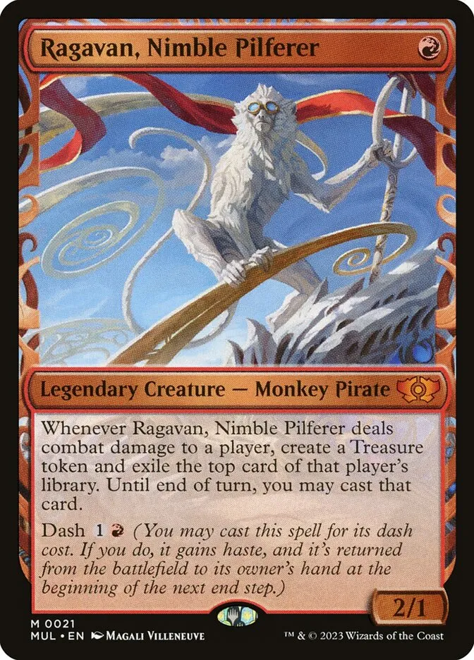 2023 Multiverse Legends Ragavan, Nimble Pilferer mythic #21 mythic card image