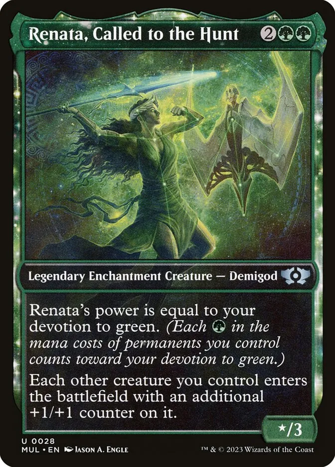 2023 Multiverse Legends Renata, Called to the Hunt [Foil] uncommon #28 uncommon card image