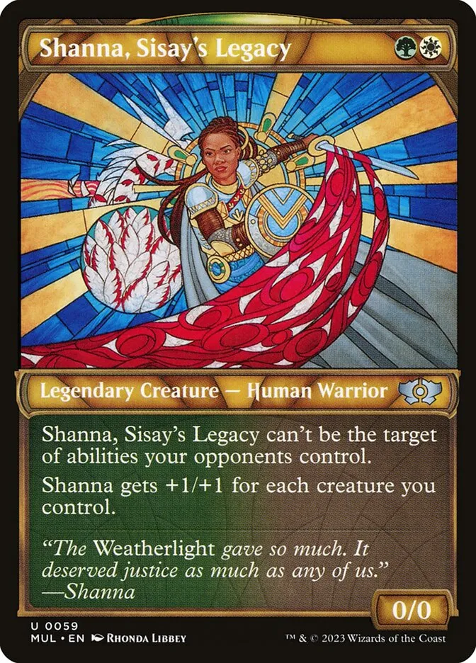 2023 Multiverse Legends Shanna, Sisay's Legacy [Foil] uncommon #59 uncommon card image