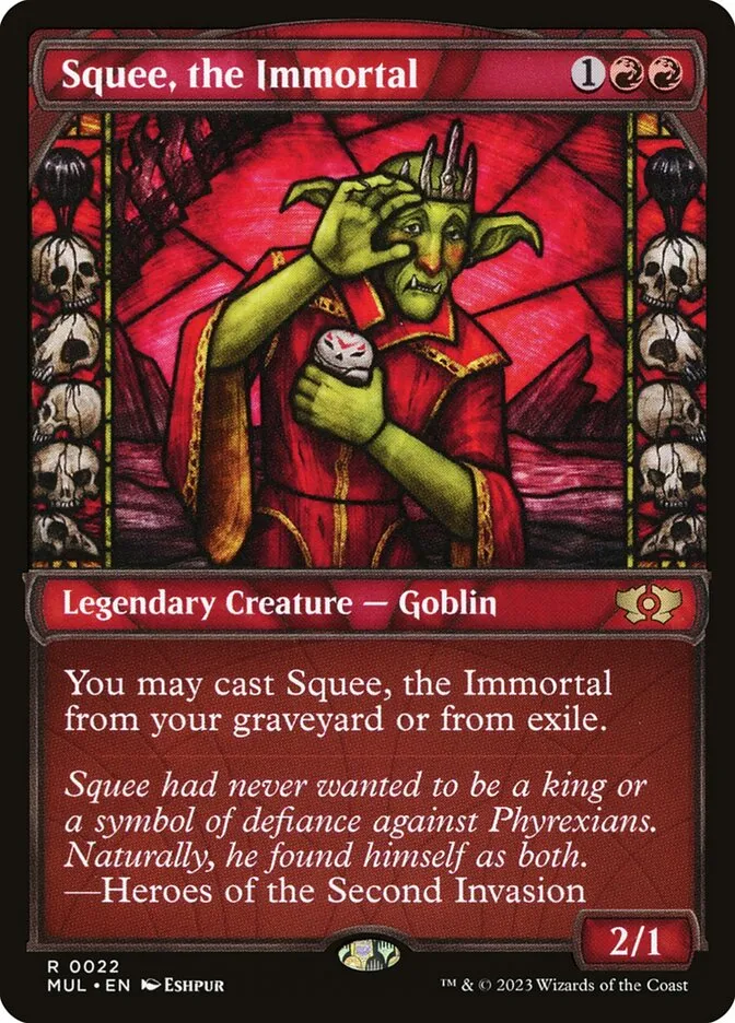 2023 Multiverse Legends Squee, the Immortal [Foil] rare #22 rare card image