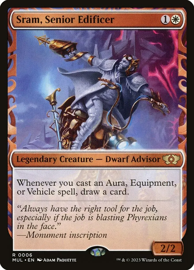 2023 Multiverse Legends Sram, Senior Edificer [Foil] rare #6 rare card image