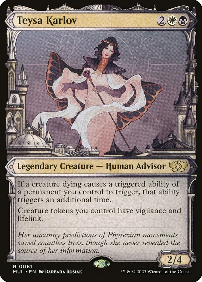 2023 Multiverse Legends Teysa Karlov [Foil] rare #61 rare card image