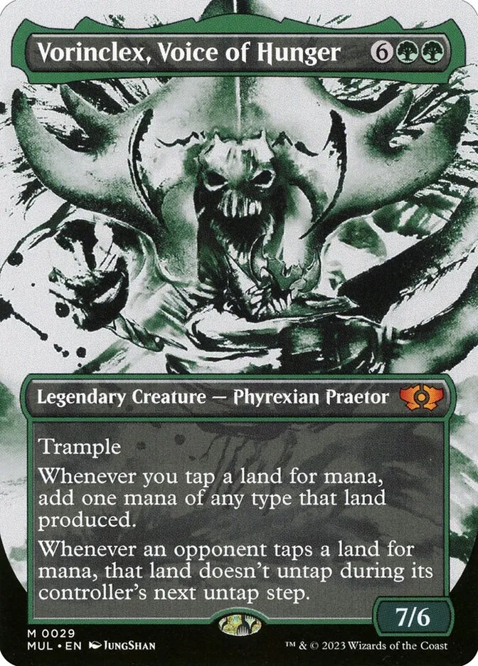 2023 Multiverse Legends Vorinclex, Voice of Hunger [Foil] mythic #29 mythic card image