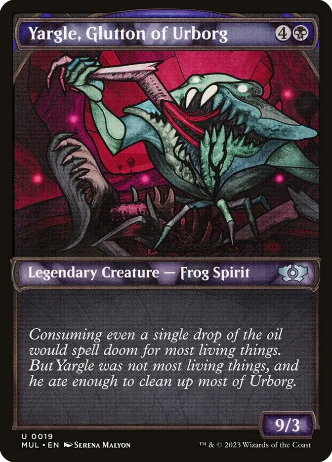 2023 Multiverse Legends Yargle, Glutton of Urborg [Foil] uncommon #19 uncommon card image