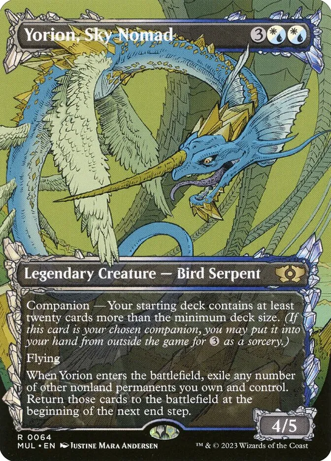 2023 Multiverse Legends Yorion, Sky Nomad [Foil] rare #64 rare card image