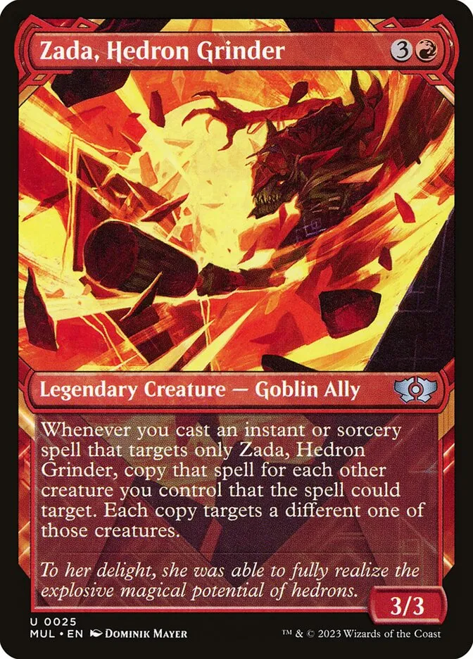 2023 Multiverse Legends Zada, Hedron Grinder [Foil] uncommon #25 uncommon card image