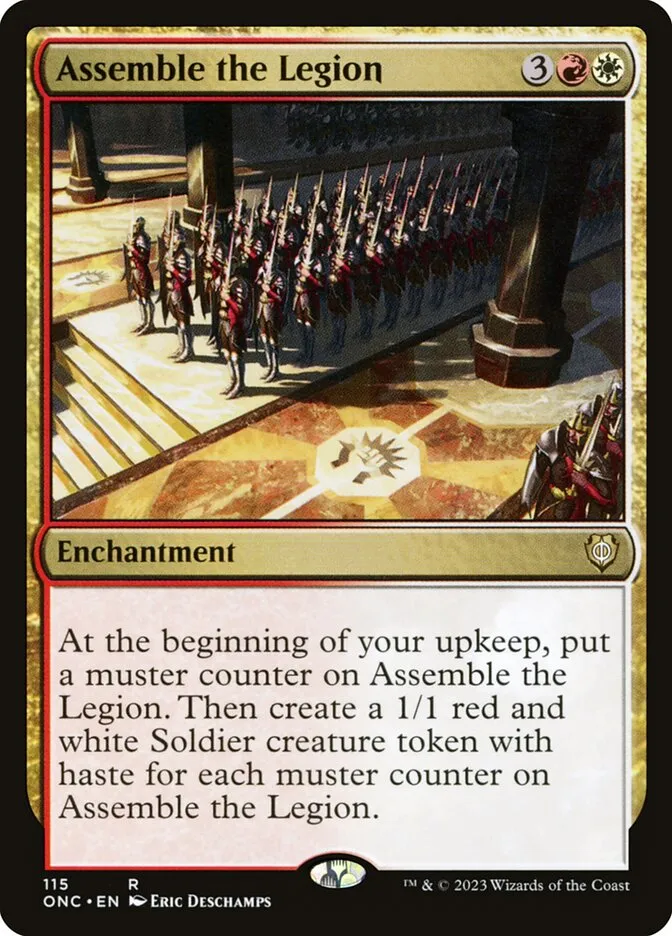 2023 Phyrexia: All Will Be One Commander Assemble the Legion #115 rare card image