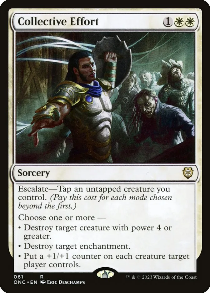 2023 Phyrexia: All Will Be One Commander Collective Effort #61 rare card image