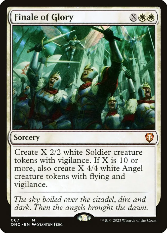 2023 Phyrexia: All Will Be One Commander Finale of Glory #67 mythic card image