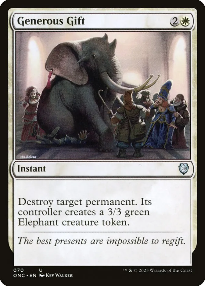 2023 Phyrexia: All Will Be One Commander Generous Gift #70 uncommon card image