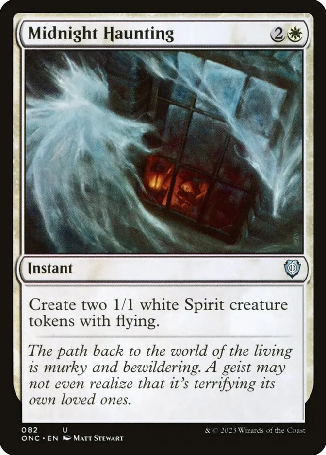 2023 Phyrexia: All Will Be One Commander Midnight Haunting uncommon #82 uncommon card image