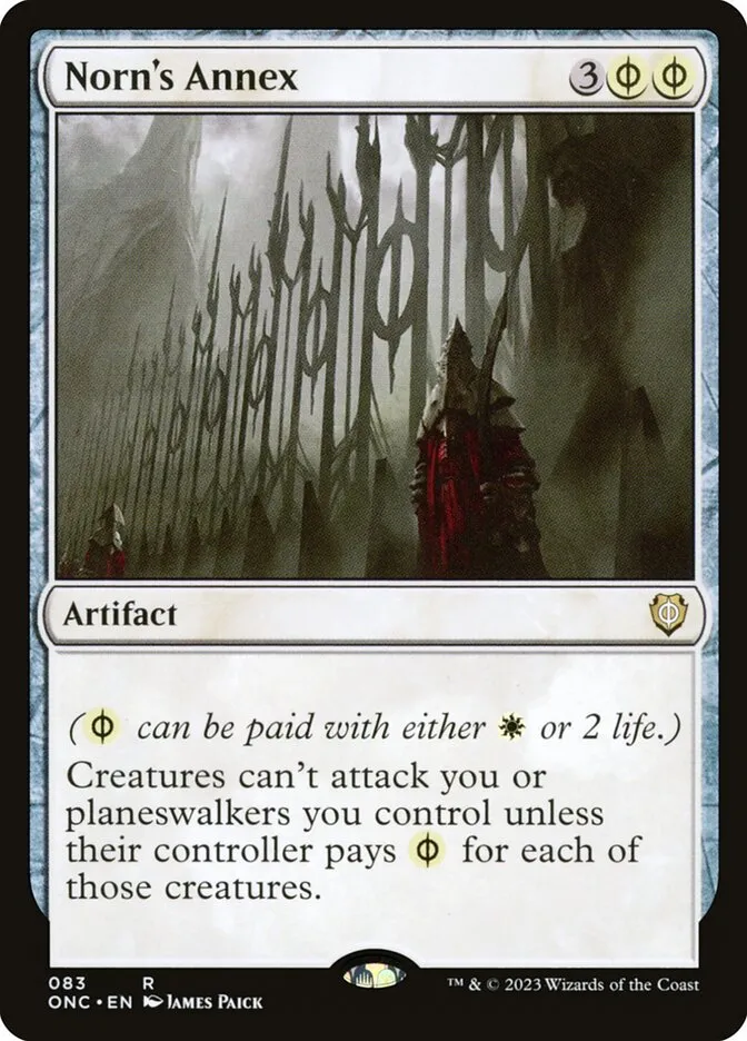 2023 Phyrexia: All Will Be One Commander Norn's Annex #83 rare card image