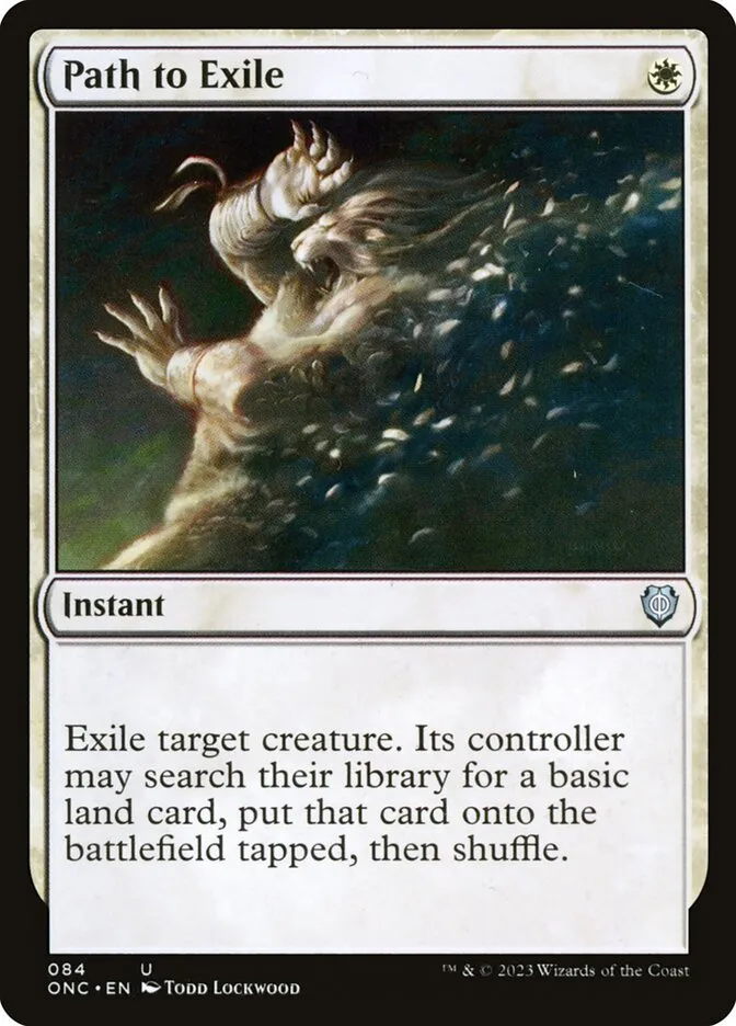 2023 Phyrexia: All Will Be One Commander Path to Exile uncommon #84 uncommon card image