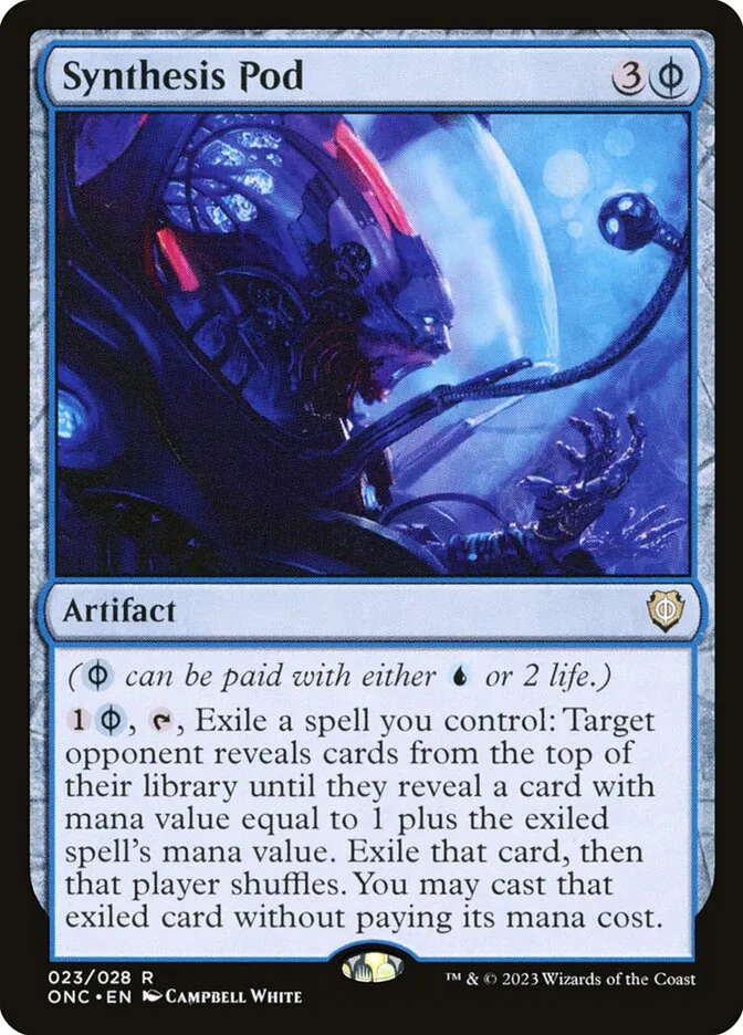 2023 Phyrexia: All Will Be One Commander Synthesis Pod rare #23 rare card image