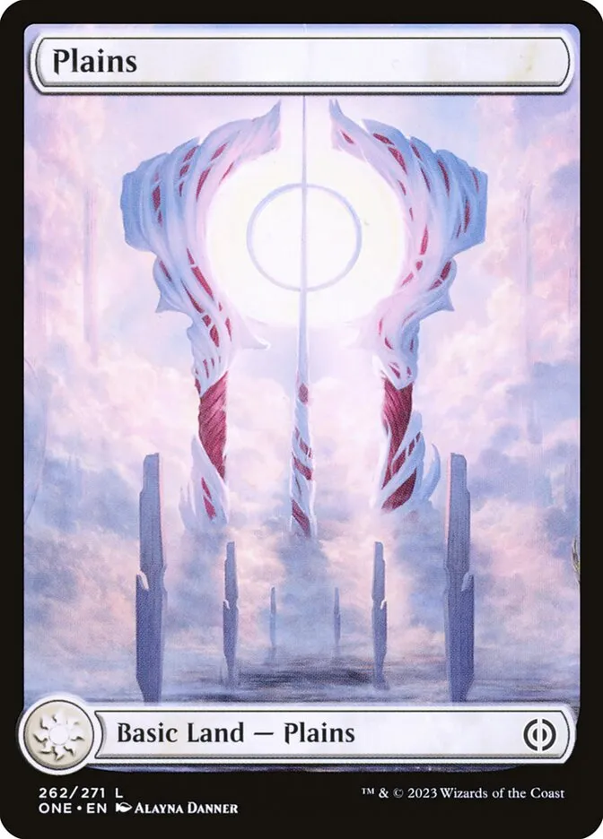 2023 Phyrexia: All Will Be One Plains common #262 common card image