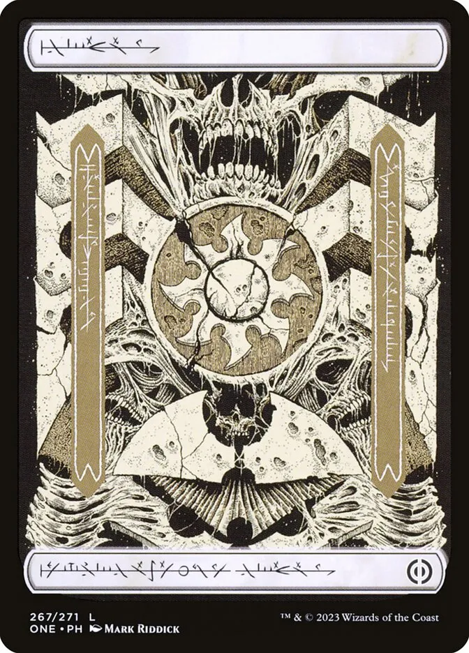 2023 Phyrexia: All Will Be One Plains common #267 common card image