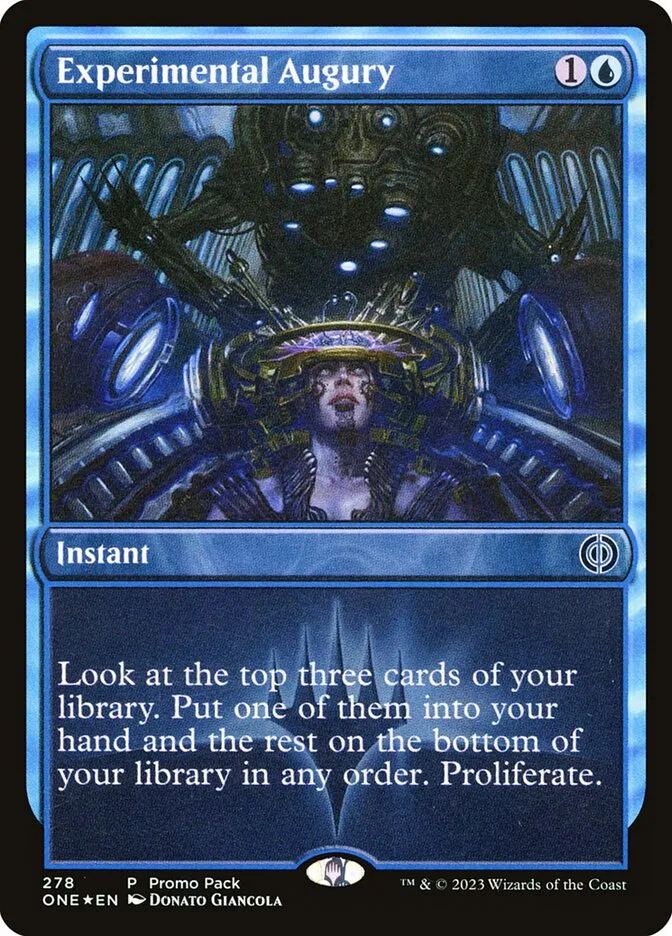 2023 Phyrexia: All Will Be One Experimental Augury #278 common card image