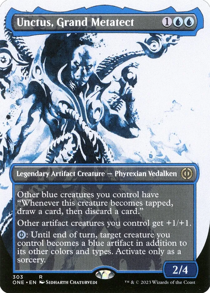 2023 Phyrexia: All Will Be One Unctus, Grand Metatect #303 rare card image