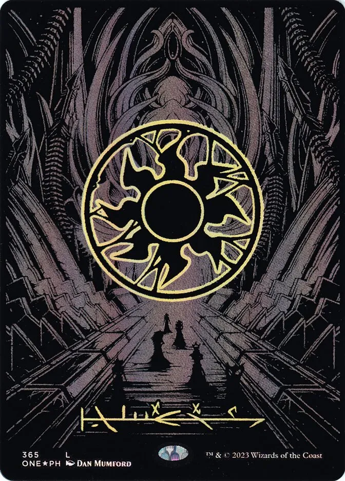 2023 Phyrexia: All Will Be One Plains common #365 common card image
