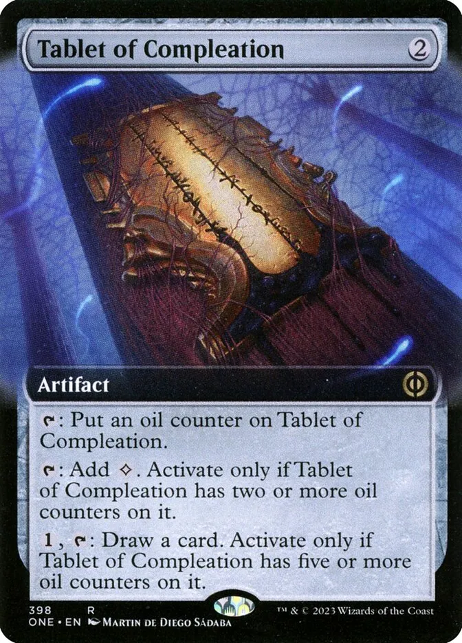 2023 Phyrexia: All Will Be One Tablet of Compleation [Extended] rare #398 rare card image
