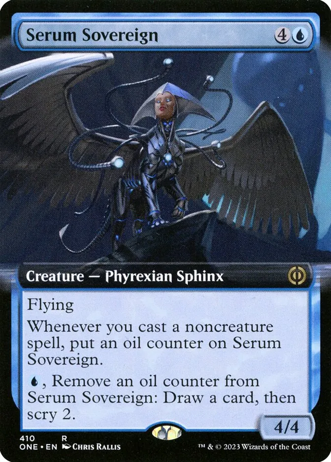 2023 Phyrexia: All Will Be One Serum Sovereign [Extended] rare #410 rare card image
