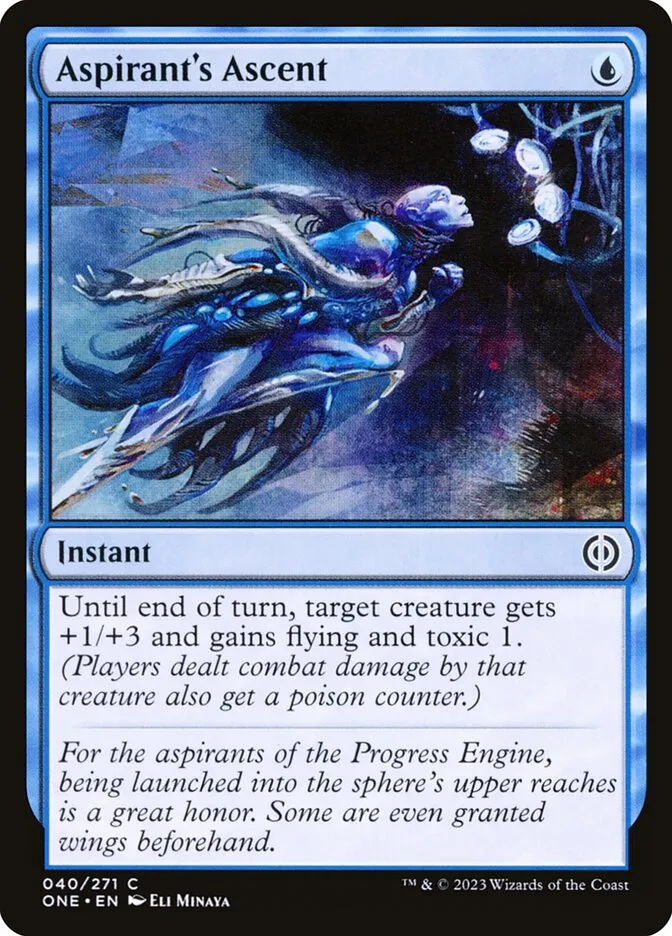 2023 Phyrexia: All Will Be One Aspirant's Ascent [Foil] common #40 common card image