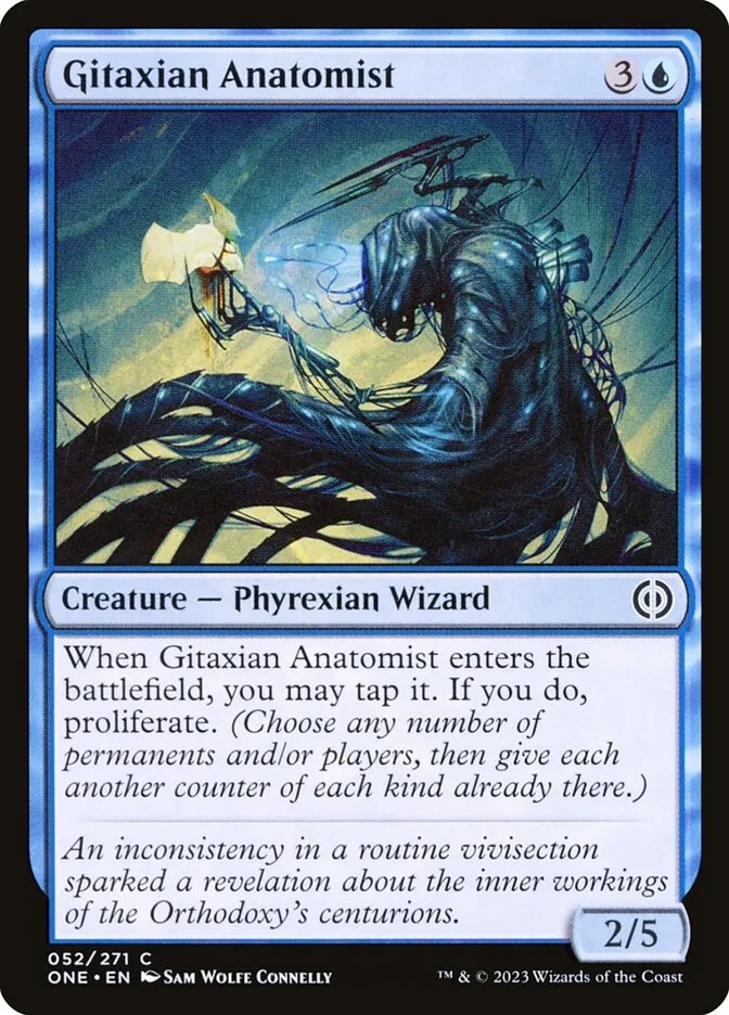 2023 Phyrexia: All Will Be One Gitaxian Anatomist common #52 common card image