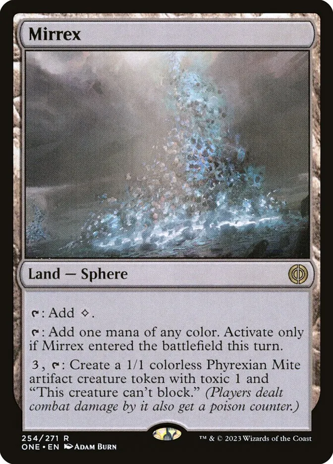 2023 Phyrexia: All Will Be One Mirrex #254 rare card image