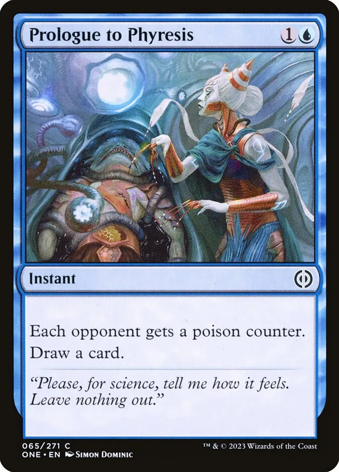 2023 Phyrexia: All Will Be One Prologue to Phyresis [Foil] common #65 common card image